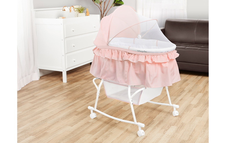 442-RQ Lacy Portable 2 in 1 Bassinet and Cradle Room Shot 03.jpg