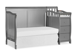 620FP-SGY 5-in-1 Brody Full Panel Convertible Crib with Changer Silo (4)