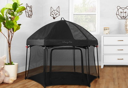 4435X-BLK Onyx Playpen Set with Canopy Room Shot 01