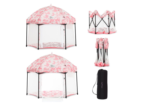 4435X-BP Onyx Playpen Set with Canopy Collage 01