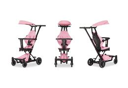 368-PINK Drift Rider Stroller With Canopy Collage (2)