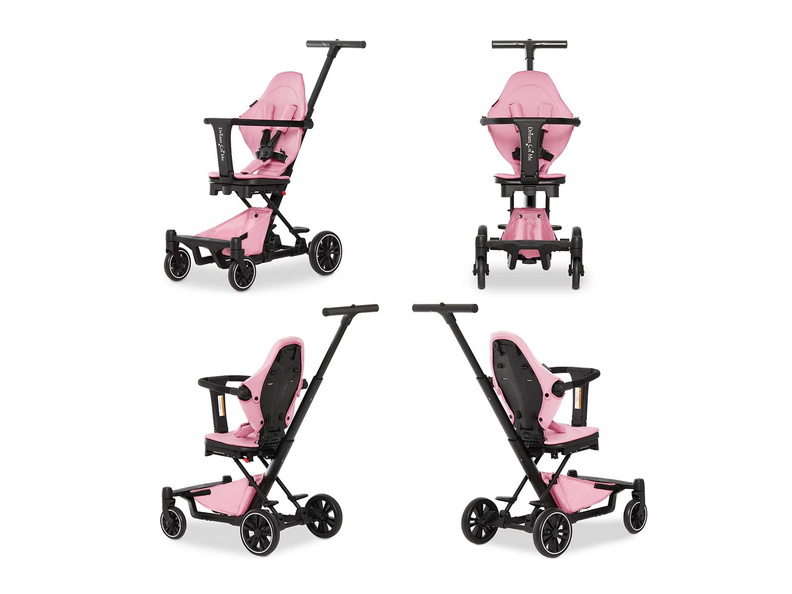 368-PINK Drift Rider Stroller Without Canopy Collage (1)