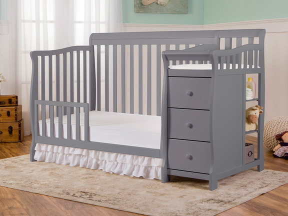 620-SGY Brody Toddler Bed with Changer Room Shot