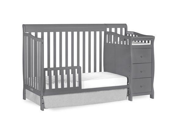 620-SGY Brody Toddler Bed with Changer Silo