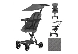 3650-GRAY Coast Rider Set, Stroller with Canopy Collage 01