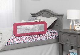 419-PNK 3D Linen Fabric and Mesh Security Bed Rail Room Shot 01