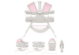 Grey and Pink Karley Bassinet Collage