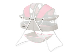 Grey and Pink Karley Bassinet Silo 02