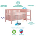 679-DPINK Synergy Convertible Crib and Changer Features 01