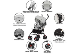 452X-LG Vista Moonwalk Stroller Features 01