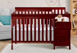 629-C Jayden 4 in 1 Mini Convertible Crib and Changer Room Shot 01A