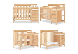 629-N Jayden 4 in 1 Mini Convertible Crib and Changer Collage