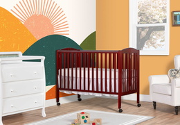 673-C Folding Full Size Crib Room Shot
