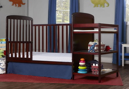 678-C Anna Toddler Bed and Changing Table Room Shot