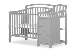 630-PG Casco 3 in 1 Mini Crib and Dressing Table Silo 03