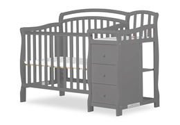 630-SGY Casco 3 in 1 Mini Crib and Dressing Table Silo 03