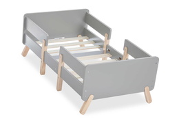 6251-NCGREY Osko Convertible Toddler Bed Silo (02)