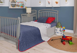 630-SGY Casco Mini Crib and Dressing Table Room Shot (6)
