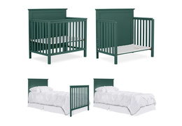 635-OLIVE Ava Convertible Mini Crib Collage