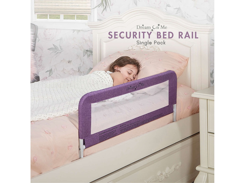 419-PUR 3D Linen Fabric and Mesh Security Bed Rail (6)