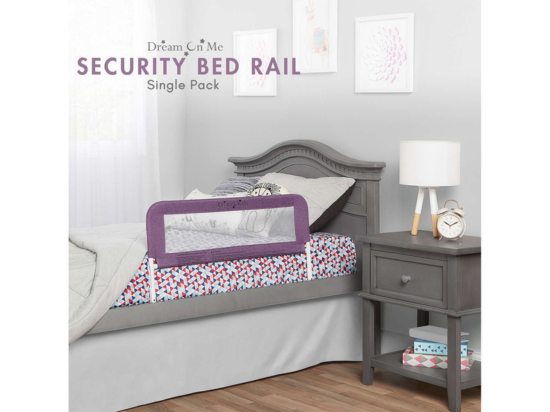 419-PUR 3D Linen Fabric and Mesh Security Bed Rail (7)