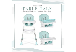244-AQUA Portable 2 in 1 Table Talk High Chair (14)
