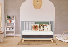 786-PGVOAK Hygge Convertible Crib Room Shot (3)