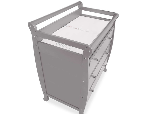 601-SGY Liberty Collection 3 Drawer Changing Table Silo (4)