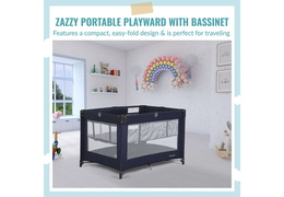 438XB-N Zazzy Portable Playard with Bassinet (7)