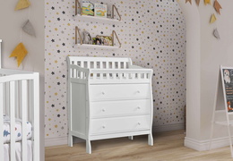 602-W Marcus Changing Table &amp; Dresser Room Shot (2)
