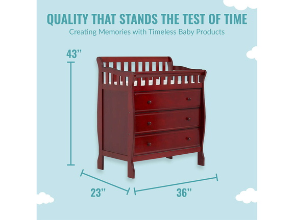 602-C Marcus Changing Table &amp; Dresser (3)