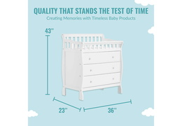 602-W Marcus Changing Table &amp; Dresser (3)