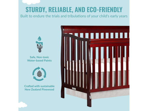 620-C Brody Convertible Crib with Changer (4)