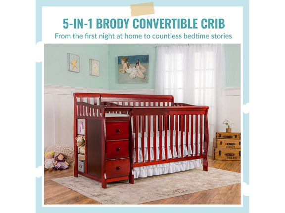 620-C Brody Convertible Crib with Changer (5)