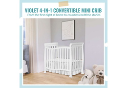 631-W VioletPiper Convertible Mini Crib (6)
